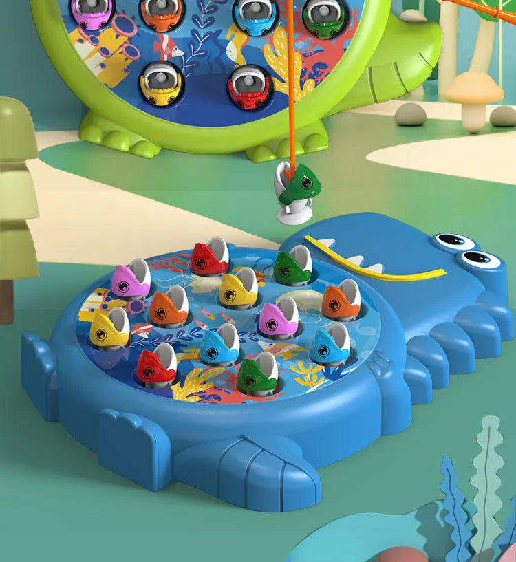 Train électrique qui avance et joue de la musique, aidant les enfants à développer la coordination œil-main, les compétences auditives et le jeu imaginatif.