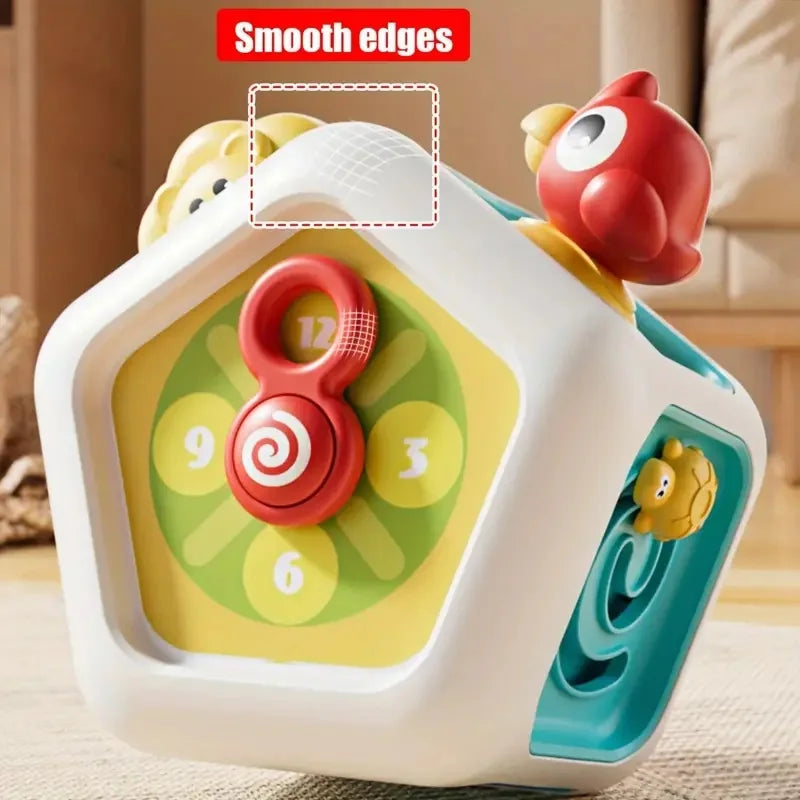 Cube d'activité mentaires orielle Montessori pour bébé, jouet d'apprentissage précoce, jouet de motricité fine, cadeaux de voyage