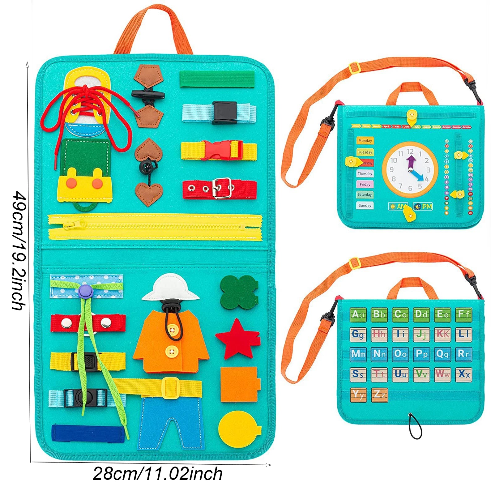 Planche d’activités Montessori / Planche sensorielle pour développer la motricité / Jouet d’apprentissage pour tout-petits / Cadeau de Noël