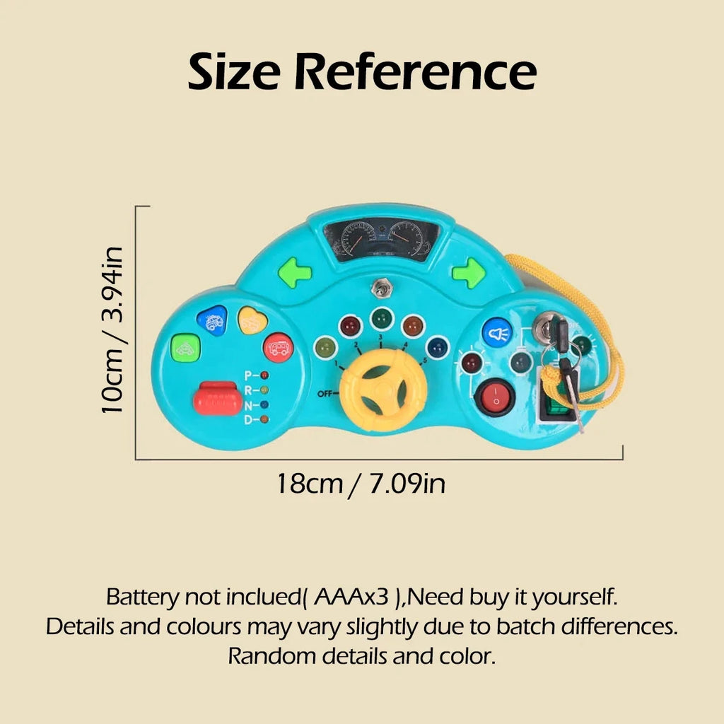Busy Board Montessori avec interrupteurs et lumières LED / Jouet sensoriel portable / Puzzle électrique éducatif / Pour tout-petits / Idée cadeau