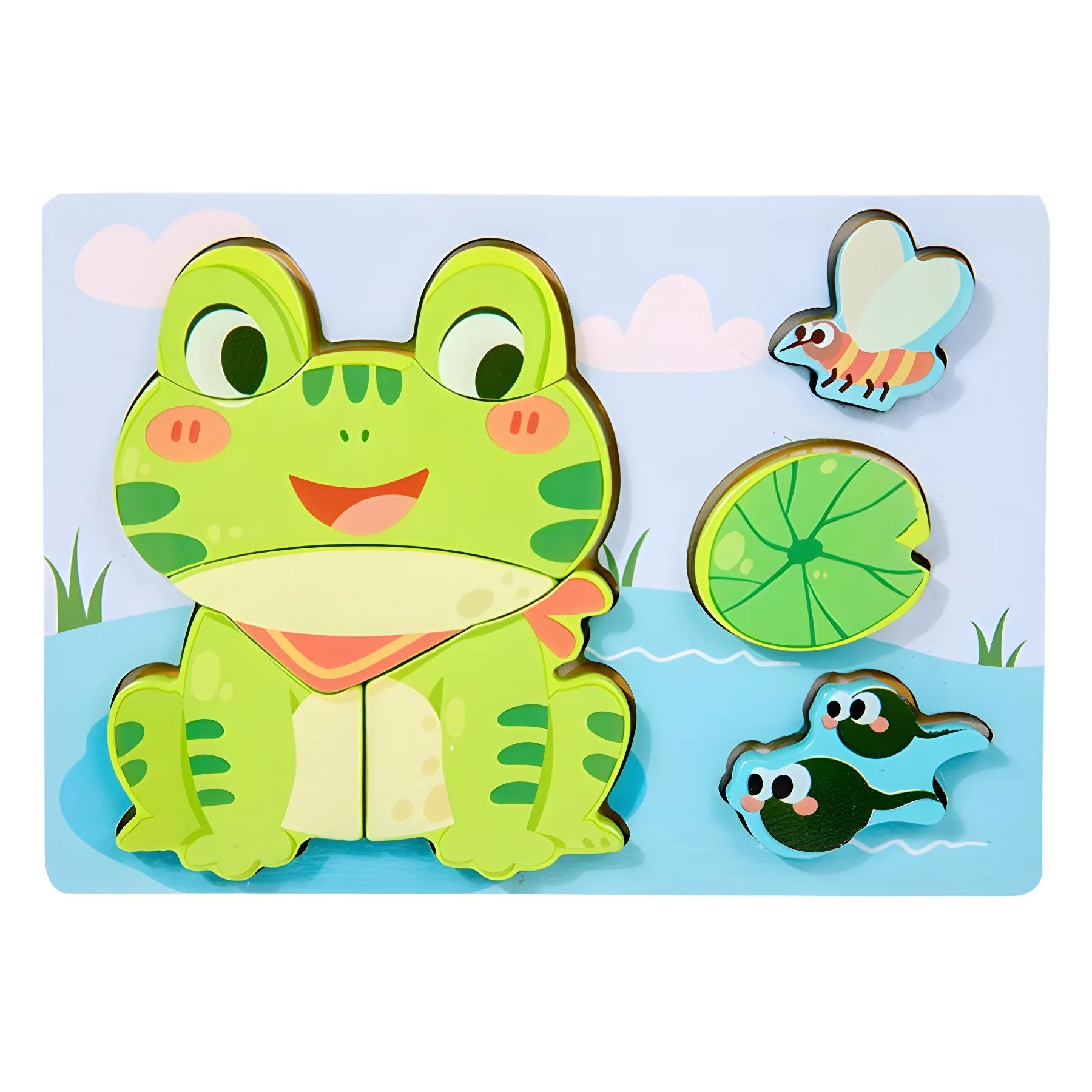 Puzzles en bois Montessori pour tout-petits / Jouets Montessori pour enfants de 2 à 5 ans / Puzzle éducatif 3D dinosaures