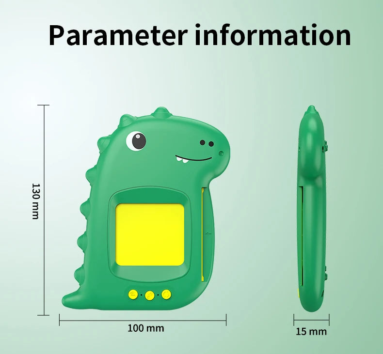 Machine de cartes éducatives précoces / Cartes audio en anglais / Apprentissage du langage parlant / Jouet électronique pour enfants / Cadeau d’anniversaire