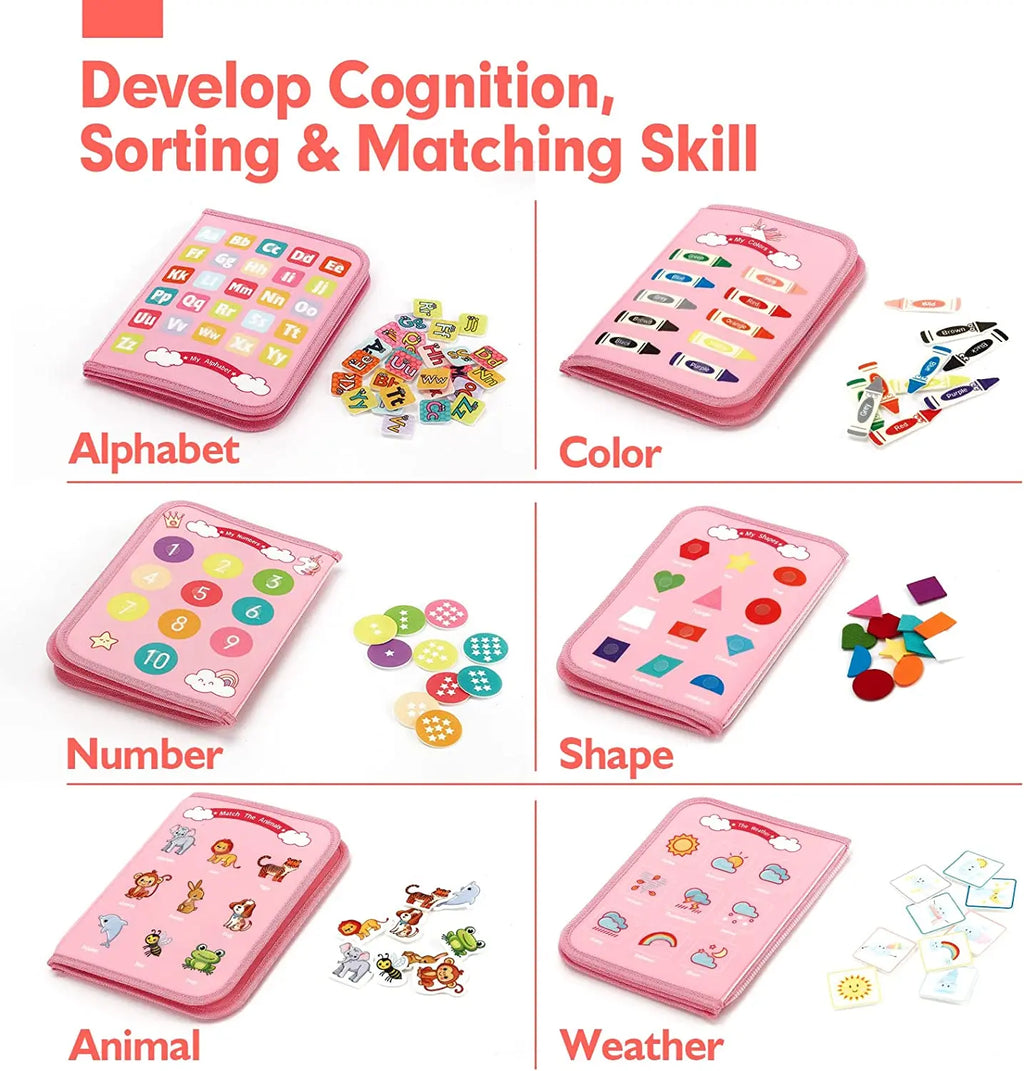 Planche d’activités Montessori / Planche sensorielle pour développer la motricité / Jouet d’apprentissage pour tout-petits / Cadeau de Noël