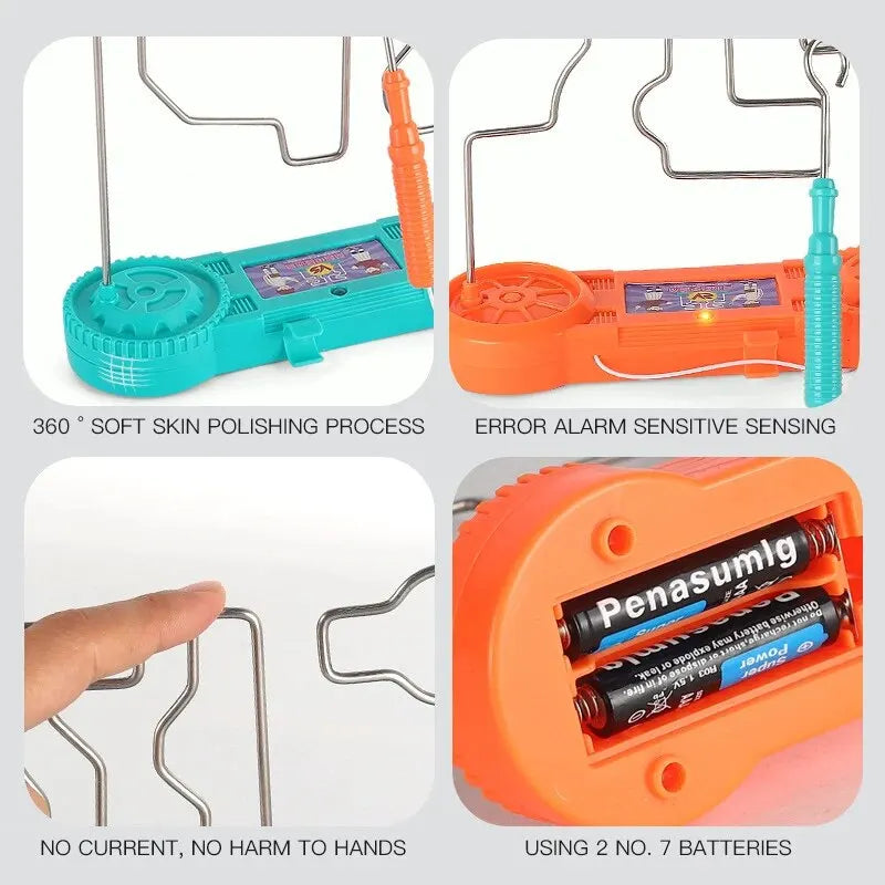 Jeu de labyrinthe électrique Fire Line Impact / Puzzle interactif pour enfants / Jouet créatif / Jeu de concentration / Idée cadeau