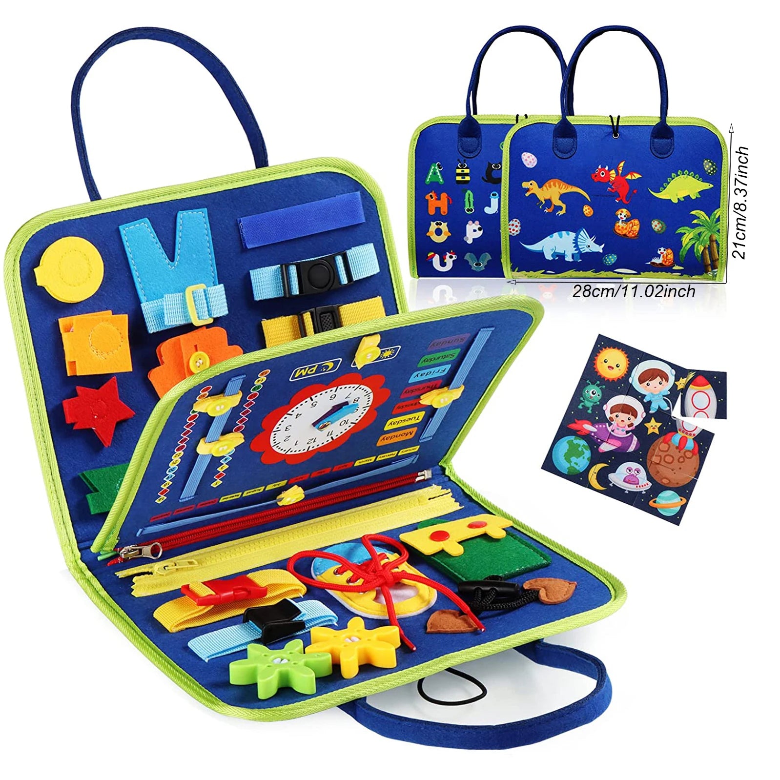 Planche d’activités Montessori / Planche sensorielle pour développer la motricité / Jouet d’apprentissage pour tout-petits / Cadeau de Noël