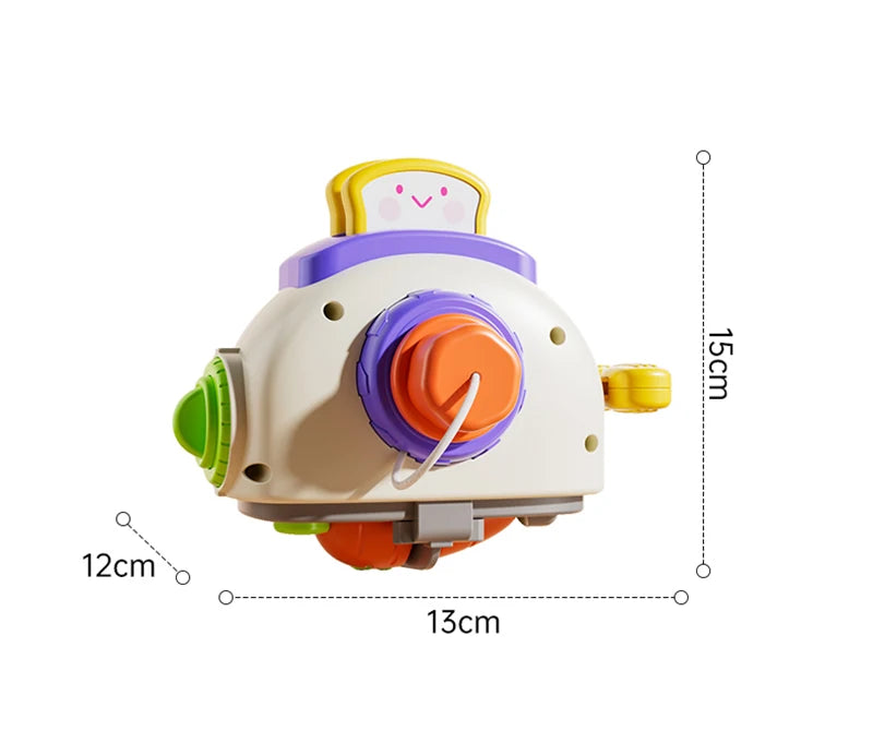 Cube de planche occupée pour bébé, jouets sensoriels Montessori pour tout-petits, activités d'apprentissage éducatives, jouet de voyage, boîte de verrouillage, motricité Fine