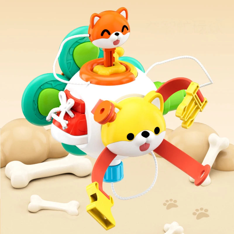 Cube de planche occupée pour bébé, jouets sensoriels Montessori pour tout-petits, activités d'apprentissage éducatives, jouet de voyage, boîte de verrouillage, motricité Fine