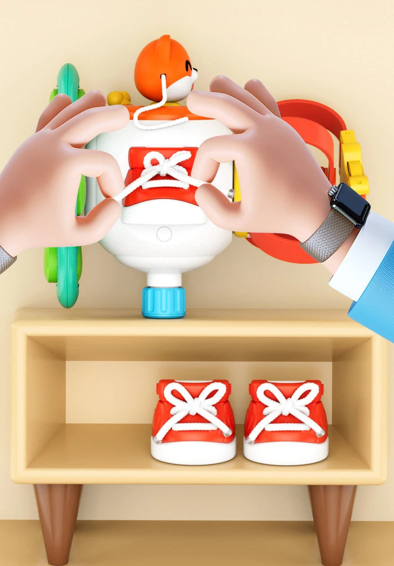 Cube de planche occupée pour bébé, jouets sensoriels Montessori pour tout-petits, activités d'apprentissage éducatives, jouet de voyage, boîte de verrouillage, motricité Fine